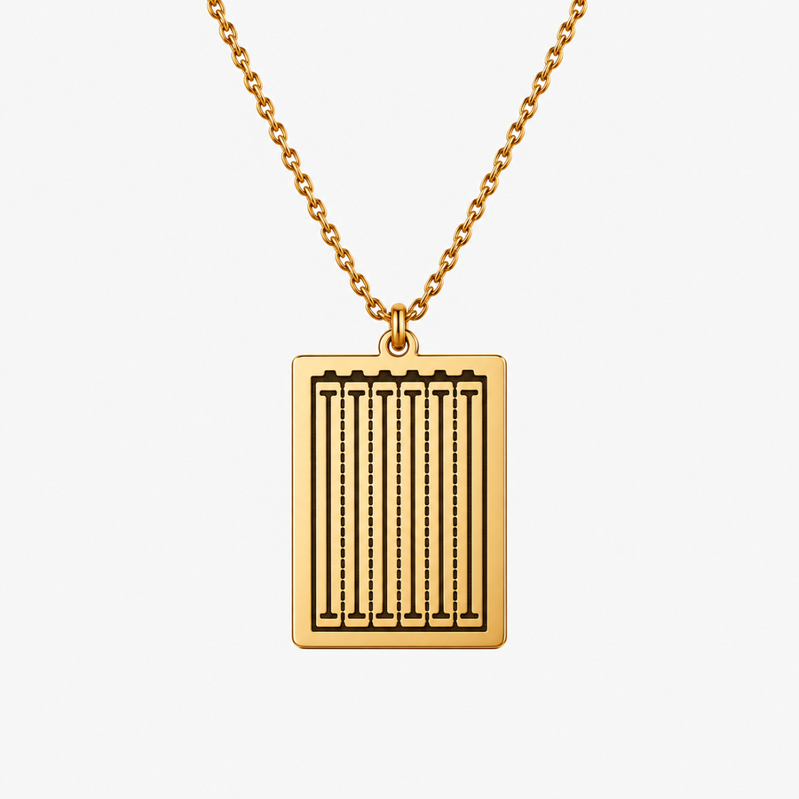 Swimming Pendant Necklace — Gold