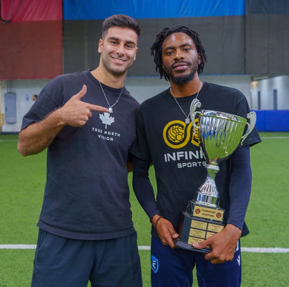 Footy Field Necklace – Silver