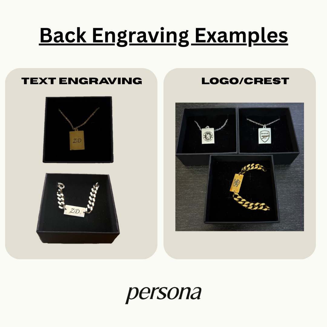Track Pendant Necklace — Gold