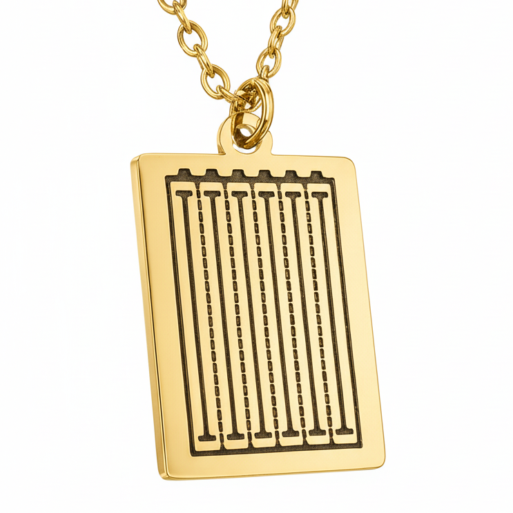 Swimming Pendant Necklace — Gold