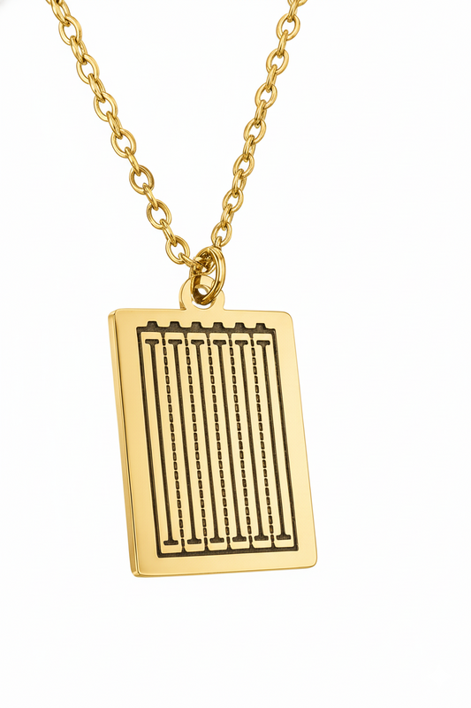 Swimming Pendant Necklace — Gold