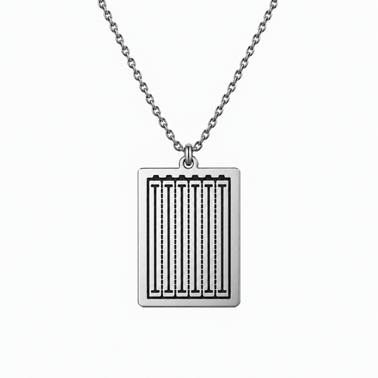 Swimming Pendant Necklace — Silver