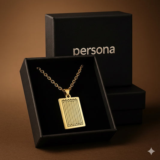 Swimming Pendant Necklace — Gold