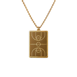 Basketball court pendant